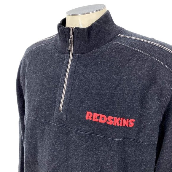 NWT Washington Redskins Tommy‎ Bahama Reversible Zip Sweatshirt - Picture 2 of 14